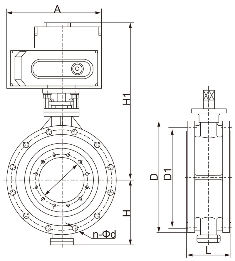 硬密封蝶阀D971H